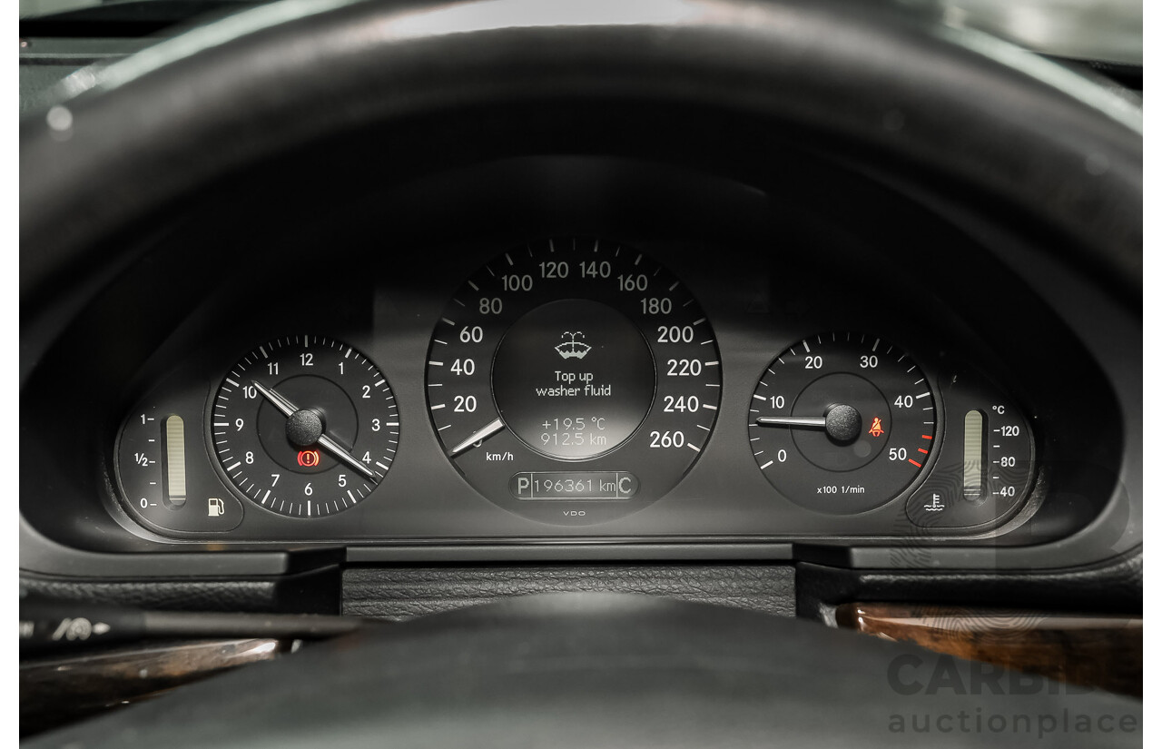 09/2008 Mercedes-Benz E280 CDI Avantgarde MY07 Upgrade 4D Sedan Black Turbo Diesel 3.0L