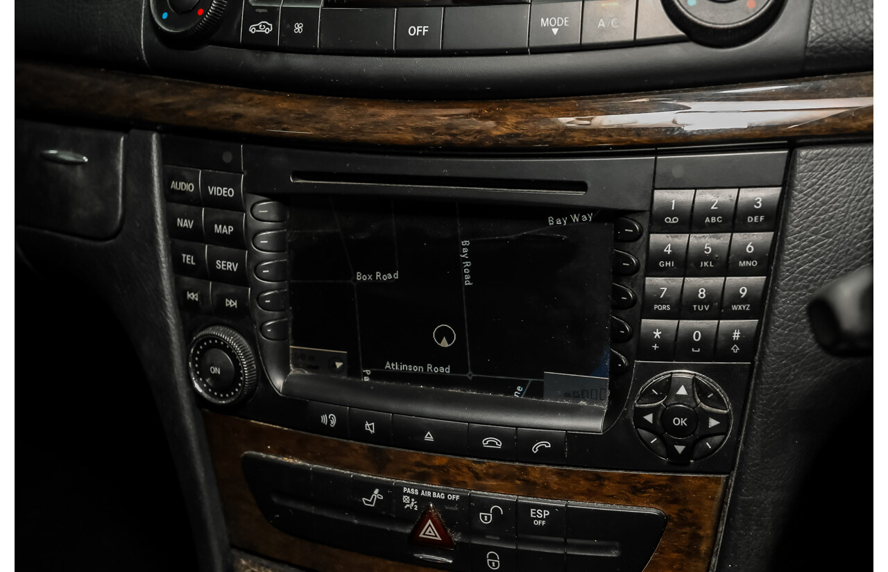 09/2008 Mercedes-Benz E280 CDI Avantgarde MY07 Upgrade 4D Sedan Black Turbo Diesel 3.0L