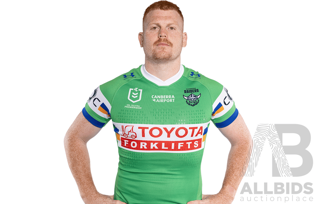 13. Corey Horsburgh - Match Worn and Signed Canberra Raiders 2026 ANZAC Round Jersey - Round 8 v Tigers - Proceeds towards the Raiders Foundation for HMAS Harman Charities of Choice