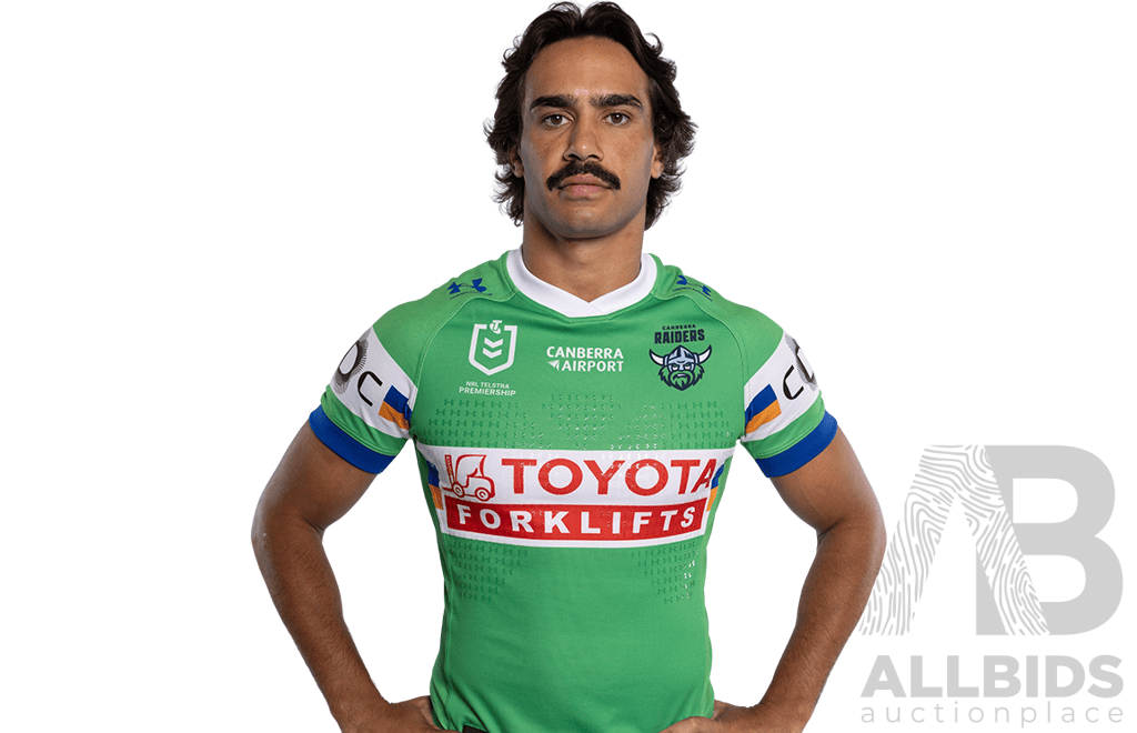 15. Daine Laurie - Match Issued and Signed Canberra Raiders 2026 ANZAC Round Jersey - Round 8 V Tigers - Proceeds Towards the Raiders Foundation for HMAS Harman Charities of Choice