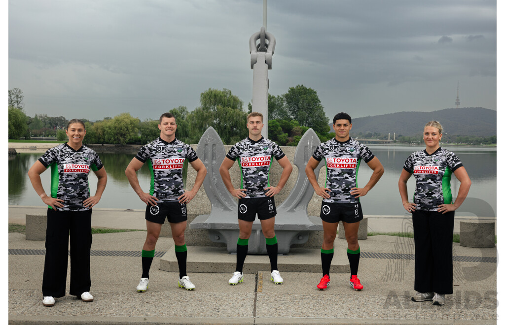 17. Morgan Smithies - Match Worn and Signed Canberra Raiders 2026 ANZAC Round Jersey - Round 8 v Tigers - Proceeds towards the Raiders Foundation for HMAS Harman Charities of Choice