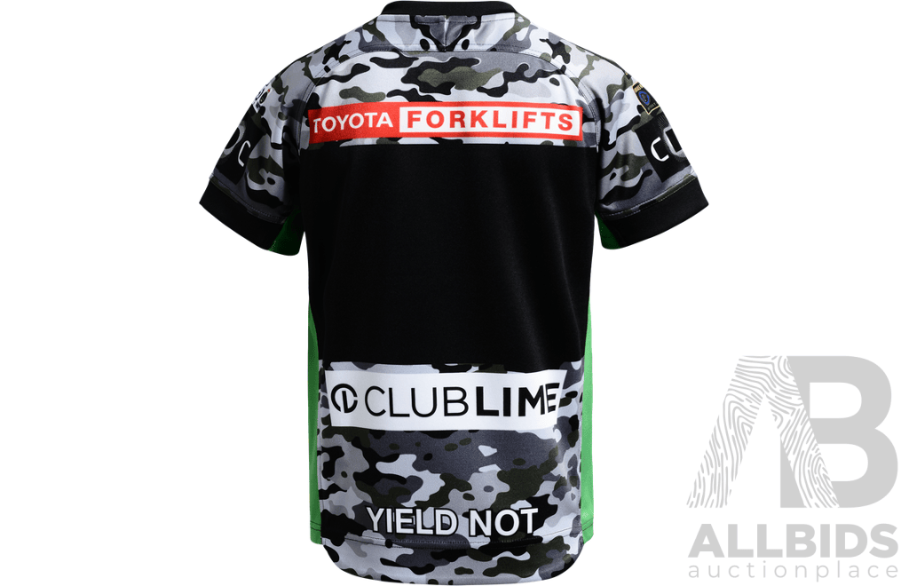 2. Sebastian Kris - Match Worn and Signed Canberra Raiders 2026 ANZAC Round Jersey - Round 8 v Tigers - Proceeds towards the Raiders Foundation for HMAS Harman Charities of Choice