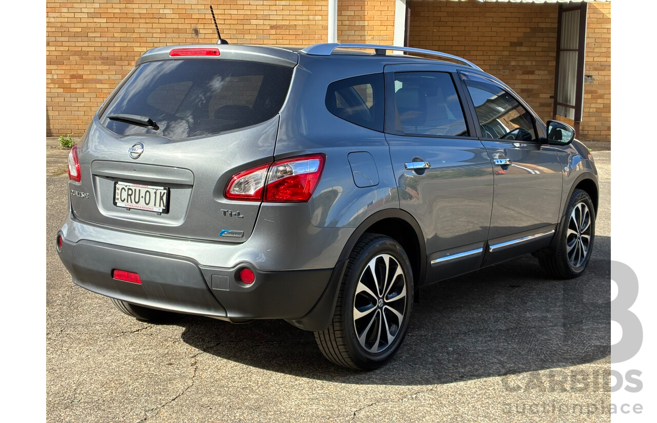 03/2014 Nissan Dualis +2 Ti-L (4x2) J10 Series 3 4d Wagon Grey 2.0L 7 Seats