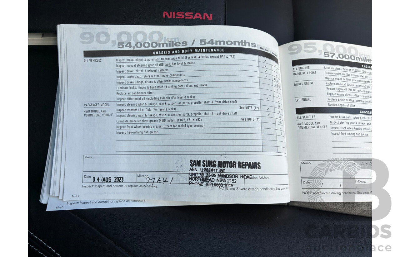 03/2014 Nissan Dualis +2 Ti-L (4x2) J10 Series 3 4d Wagon Grey 2.0L 7 Seats