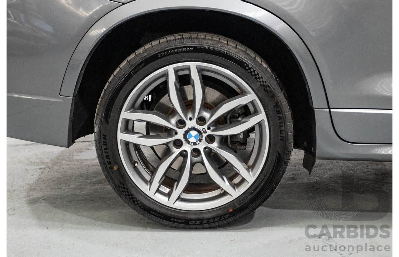 2/2015 BMW X3 xDrive20d M-Sport Pack (AWD) F25 LCI MY15 4d Wagon Space Grey Metallic Turbo Diesel 2.0L