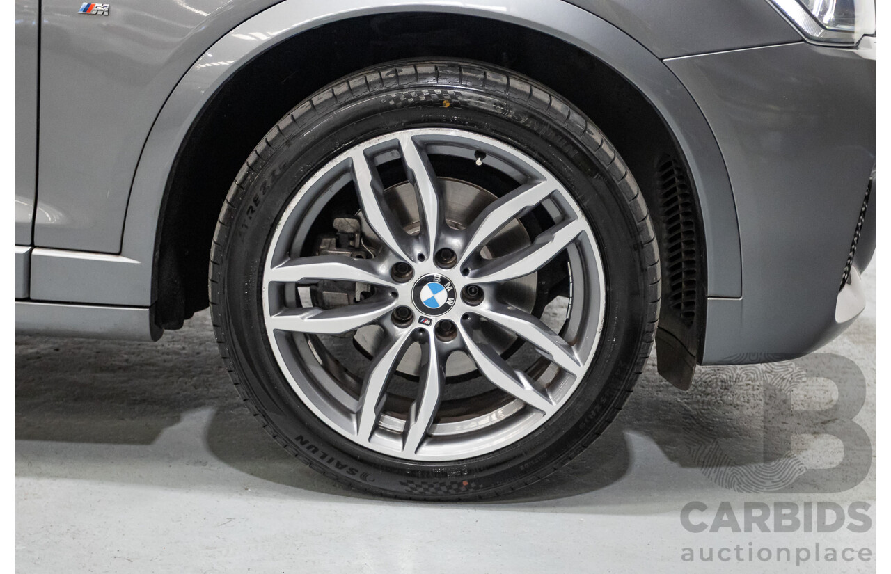 2/2015 BMW X3 xDrive20d M-Sport Pack (AWD) F25 LCI MY15 4d Wagon Space Grey Metallic Turbo Diesel 2.0L