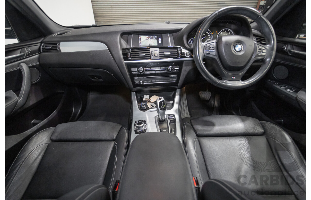 2/2015 BMW X3 xDrive20d M-Sport Pack (AWD) F25 LCI MY15 4d Wagon Space Grey Metallic Turbo Diesel 2.0L