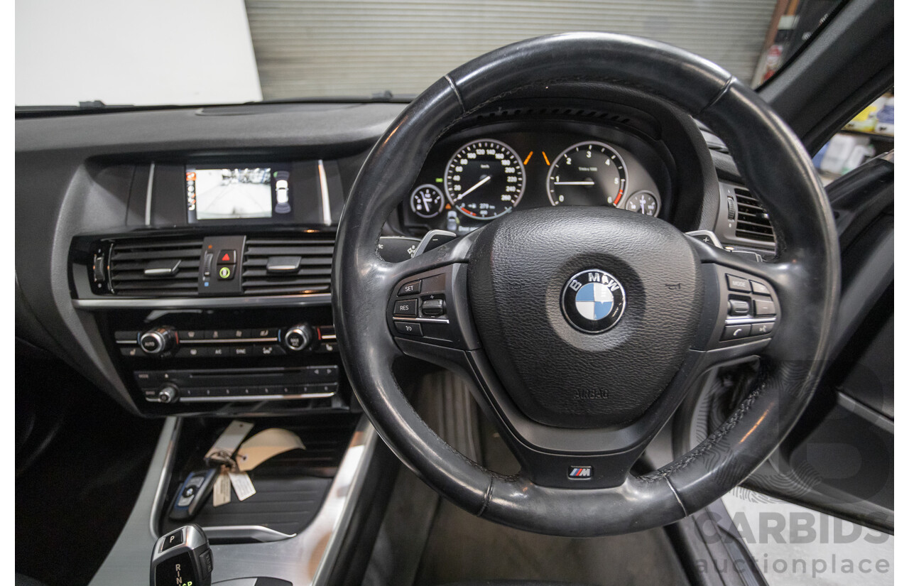 2/2015 BMW X3 xDrive20d M-Sport Pack (AWD) F25 LCI MY15 4d Wagon Space Grey Metallic Turbo Diesel 2.0L
