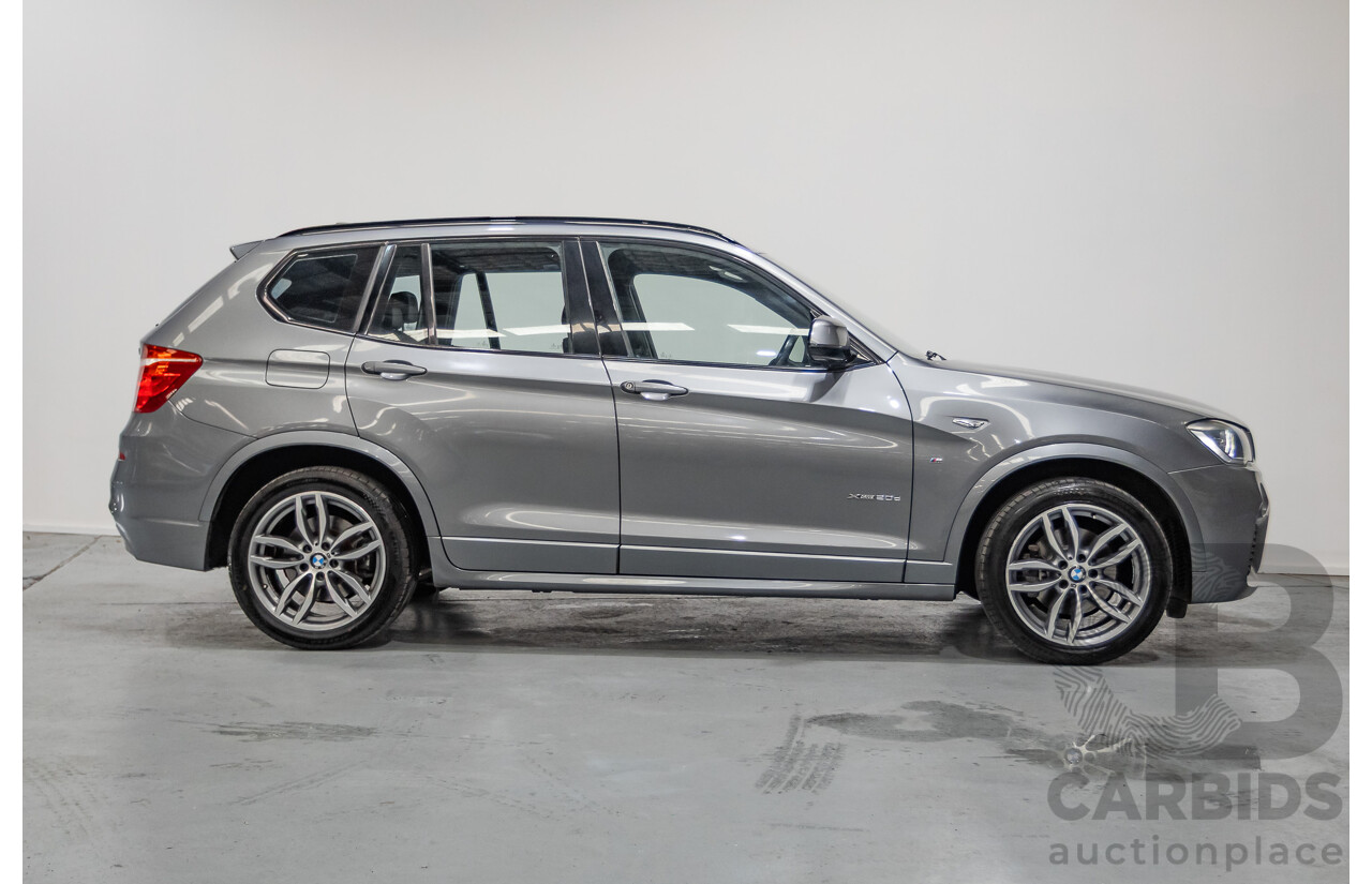 2/2015 BMW X3 xDrive20d M-Sport Pack (AWD) F25 LCI MY15 4d Wagon Space Grey Metallic Turbo Diesel 2.0L