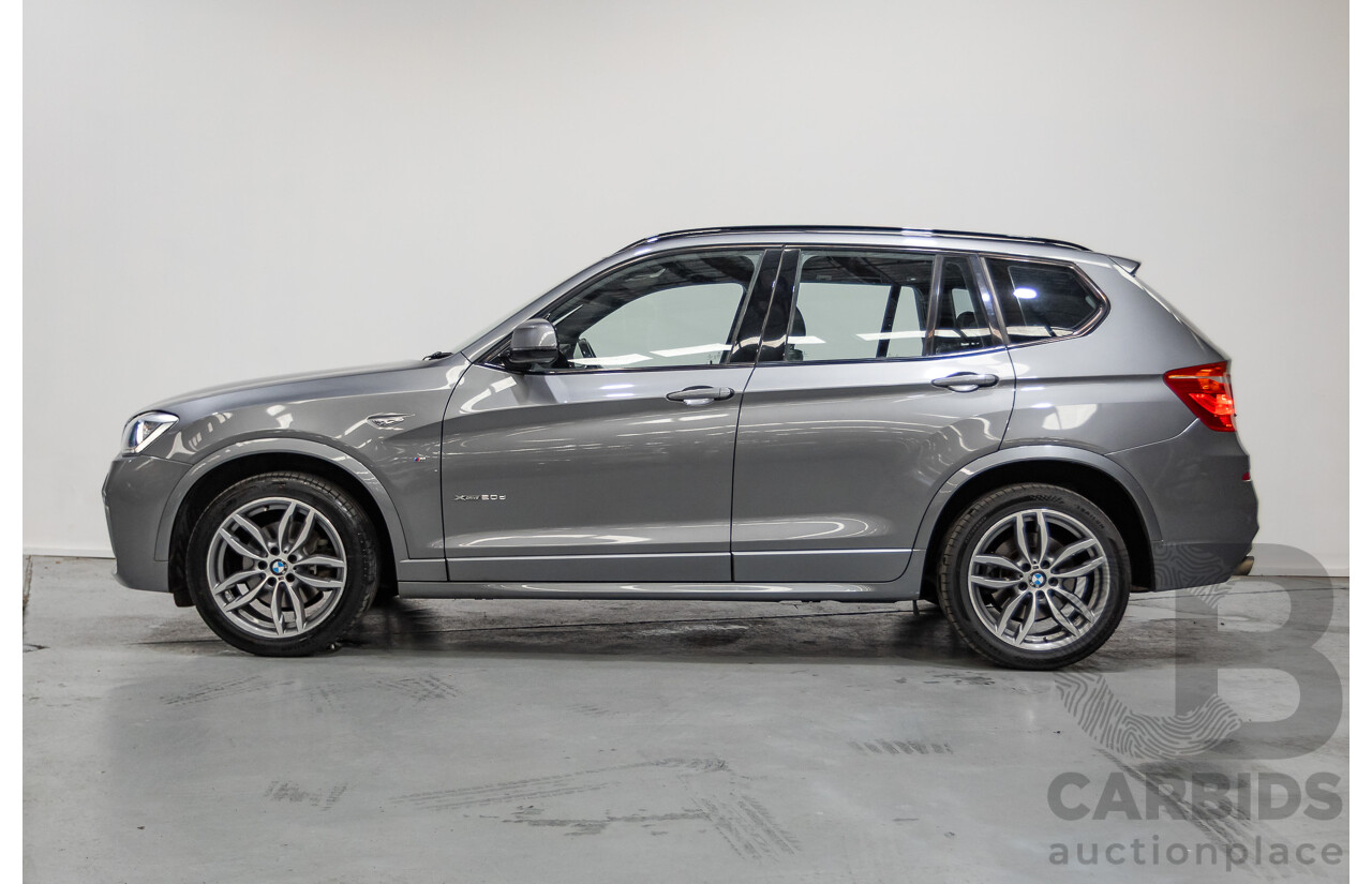 2/2015 BMW X3 xDrive20d M-Sport Pack (AWD) F25 LCI MY15 4d Wagon Space Grey Metallic Turbo Diesel 2.0L