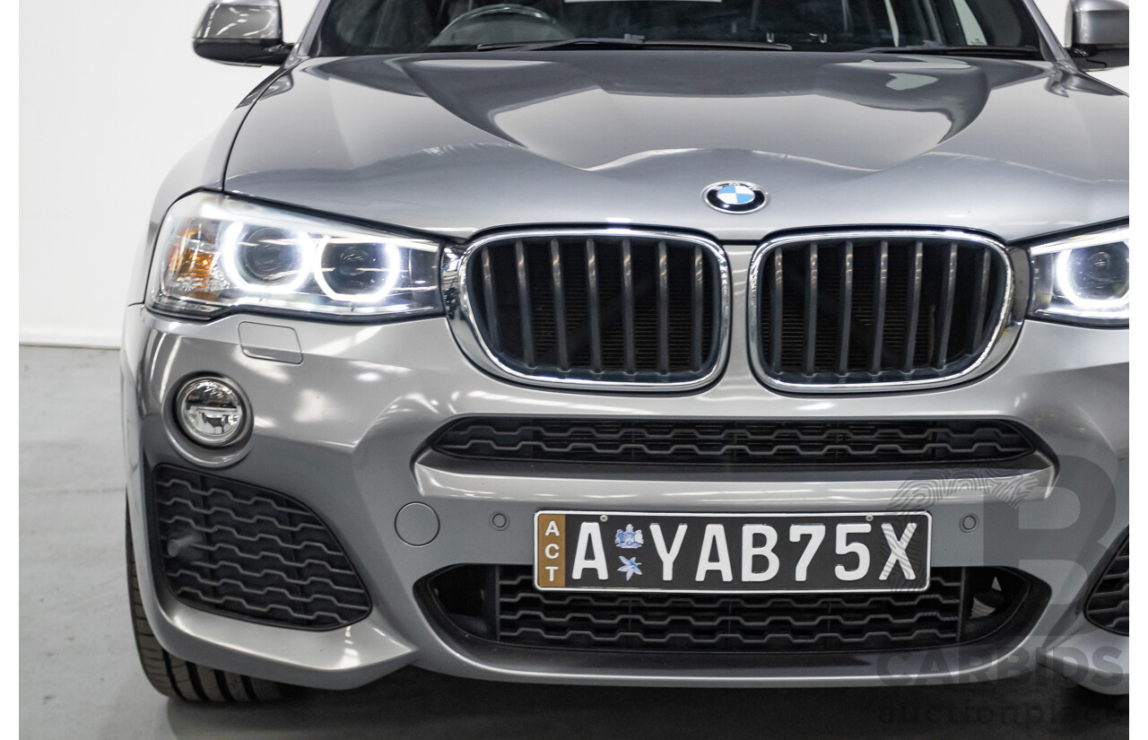 2/2015 BMW X3 xDrive20d M-Sport Pack (AWD) F25 LCI MY15 4d Wagon Space Grey Metallic Turbo Diesel 2.0L