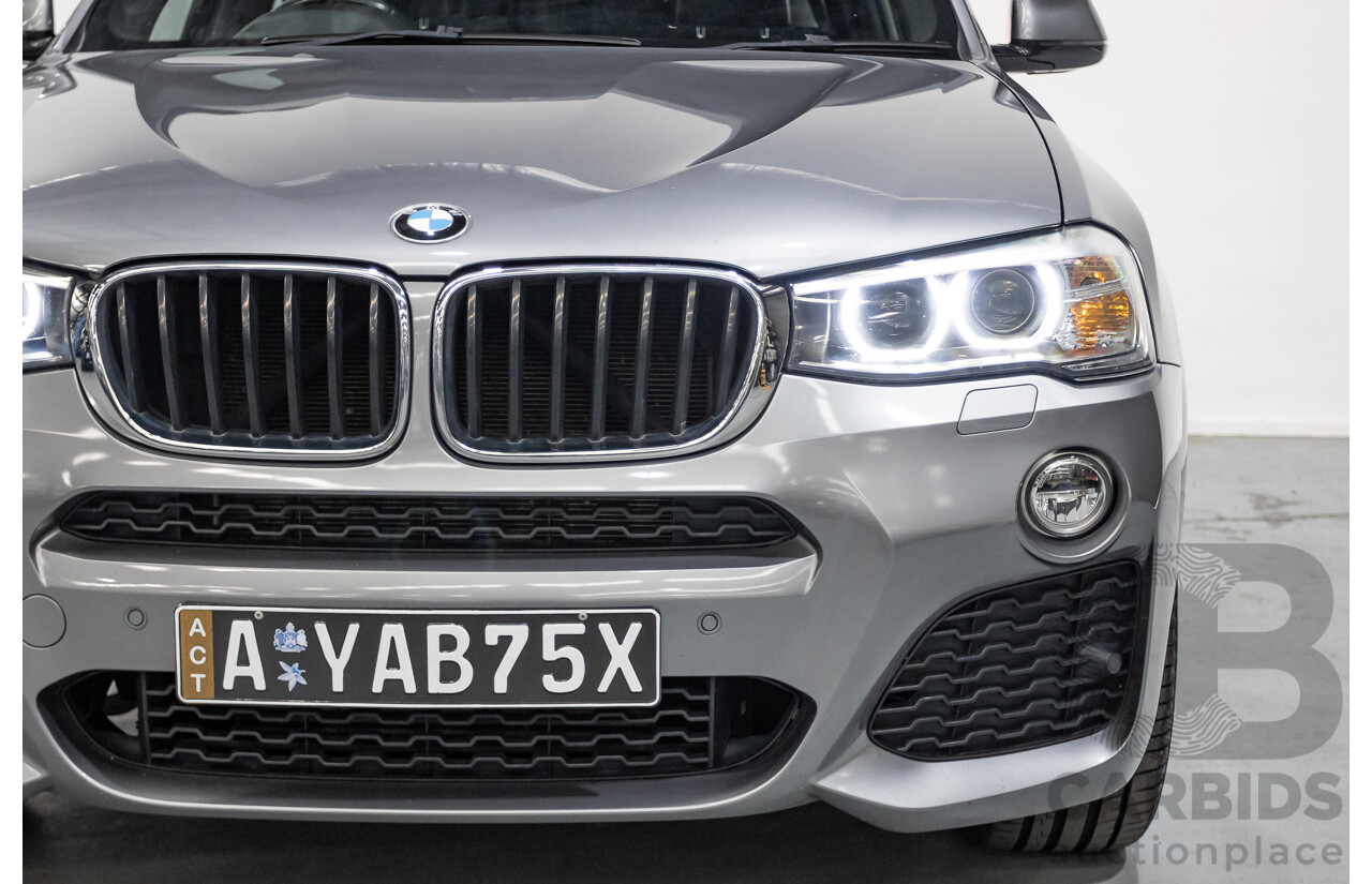 2/2015 BMW X3 xDrive20d M-Sport Pack (AWD) F25 LCI MY15 4d Wagon Space Grey Metallic Turbo Diesel 2.0L