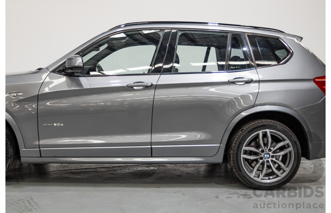 2/2015 BMW X3 xDrive20d M-Sport Pack (AWD) F25 LCI MY15 4d Wagon Space Grey Metallic Turbo Diesel 2.0L