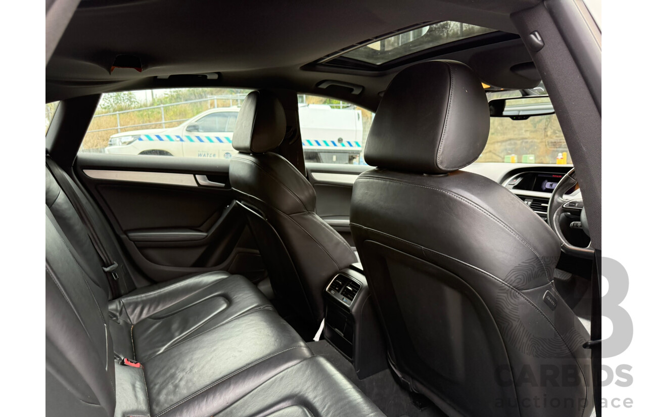 10/2012 Audi A5 SPORTBACK 3.0 TDI QUATTRO (AWD) 8T MY12 5D Hatchback Daytona Gray Pearlescent Turbo Diesel 3.0L