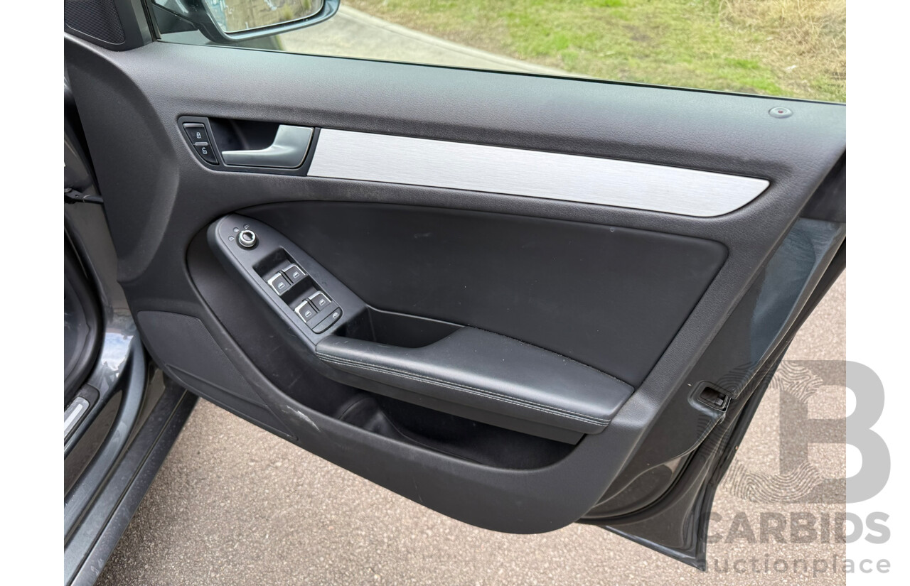 10/2012 Audi A5 SPORTBACK 3.0 TDI QUATTRO (AWD) 8T MY12 5D Hatchback Daytona Gray Pearlescent Turbo Diesel 3.0L