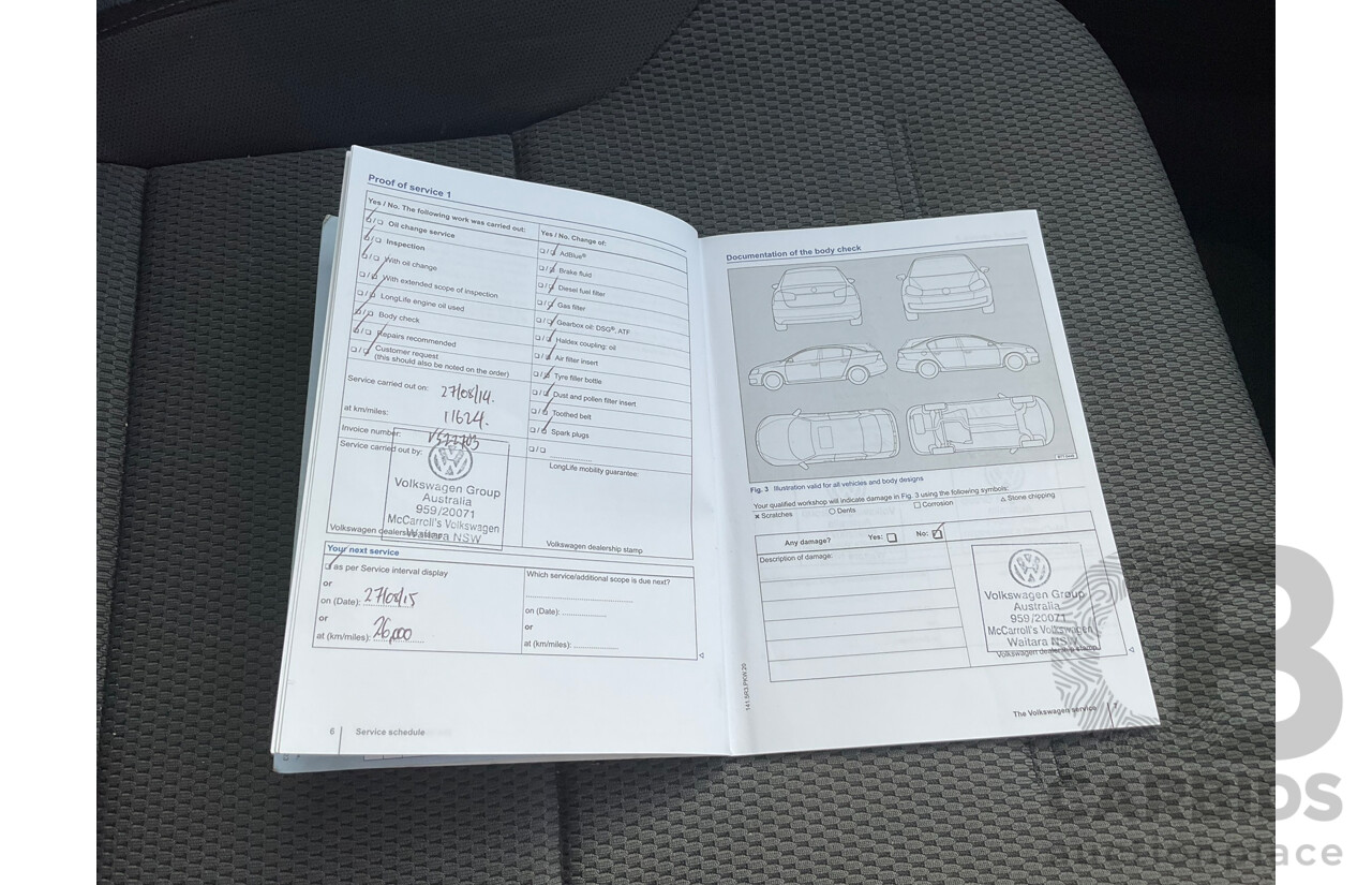 08/2013 Volkswagen Golf 90 TSI Comfortline AU MY14 5d Hatchback Pure White Turbo 1.4L