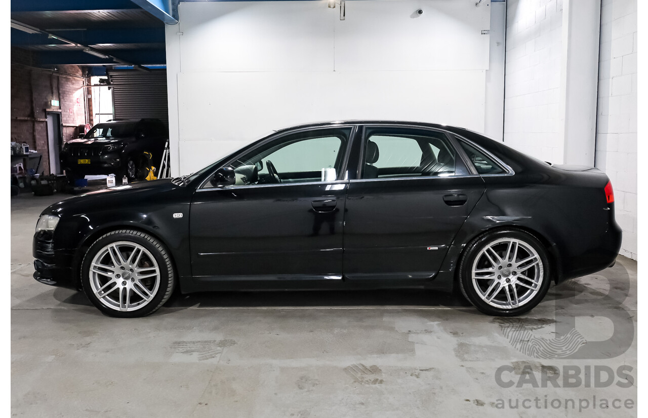03/2008 Audi A4 2.0 TFSI Quattro Avant (AWD) B7 MY06 Upgrade 4d Sedan Black 2.0L