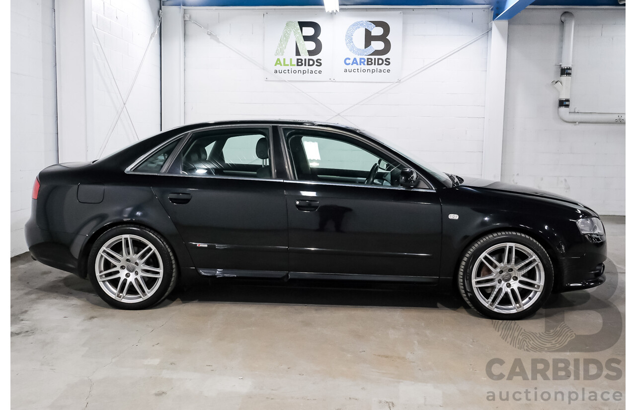 03/2008 Audi A4 2.0 TFSI Quattro Avant (AWD) B7 MY06 Upgrade 4d Sedan Black 2.0L