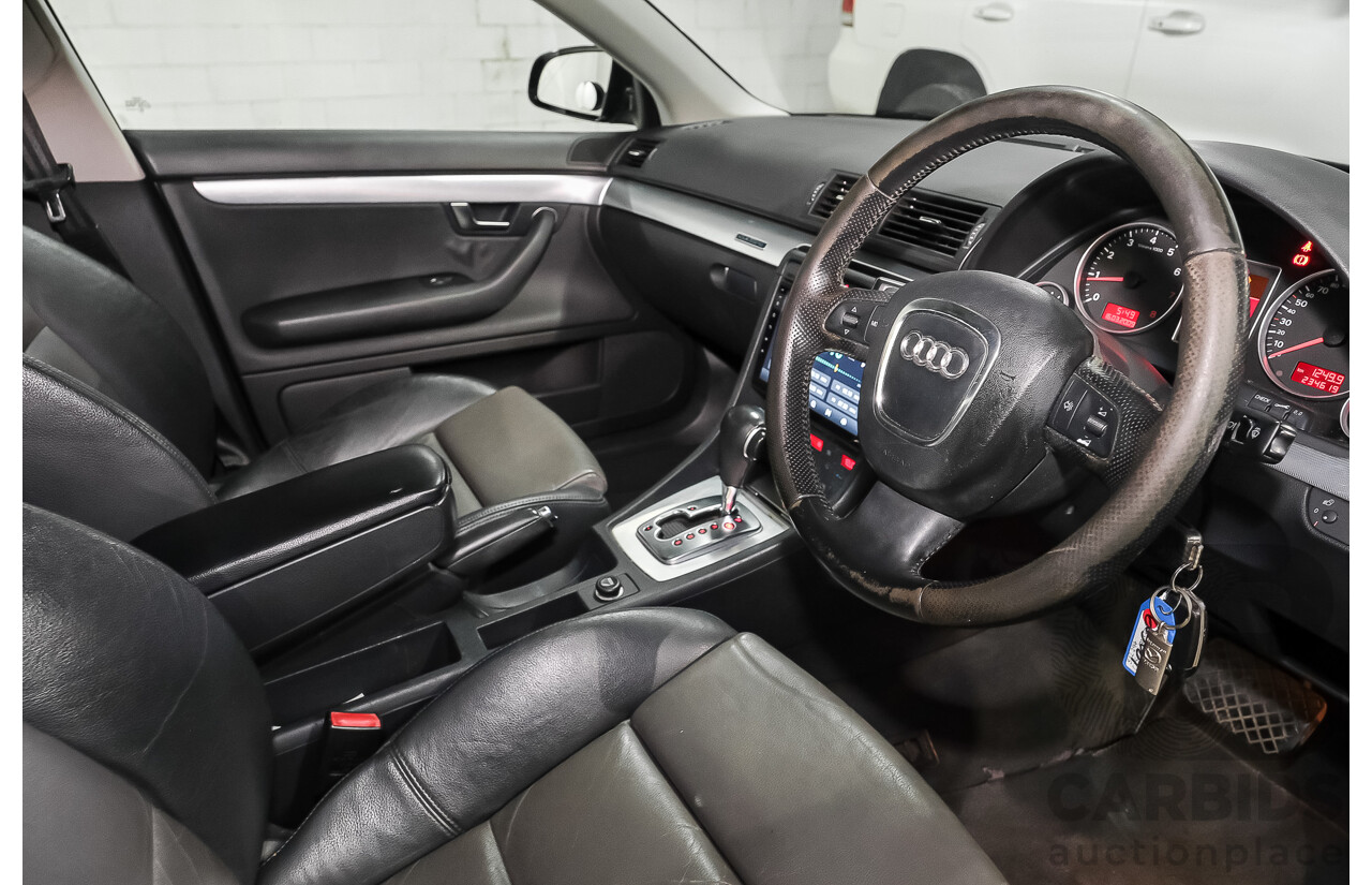 03/2008 Audi A4 2.0 TFSI Quattro Avant (AWD) B7 MY06 Upgrade 4d Sedan Black 2.0L