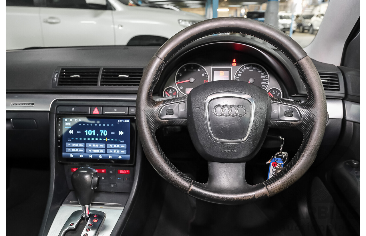 03/2008 Audi A4 2.0 TFSI Quattro Avant (AWD) B7 MY06 Upgrade 4d Sedan Black 2.0L