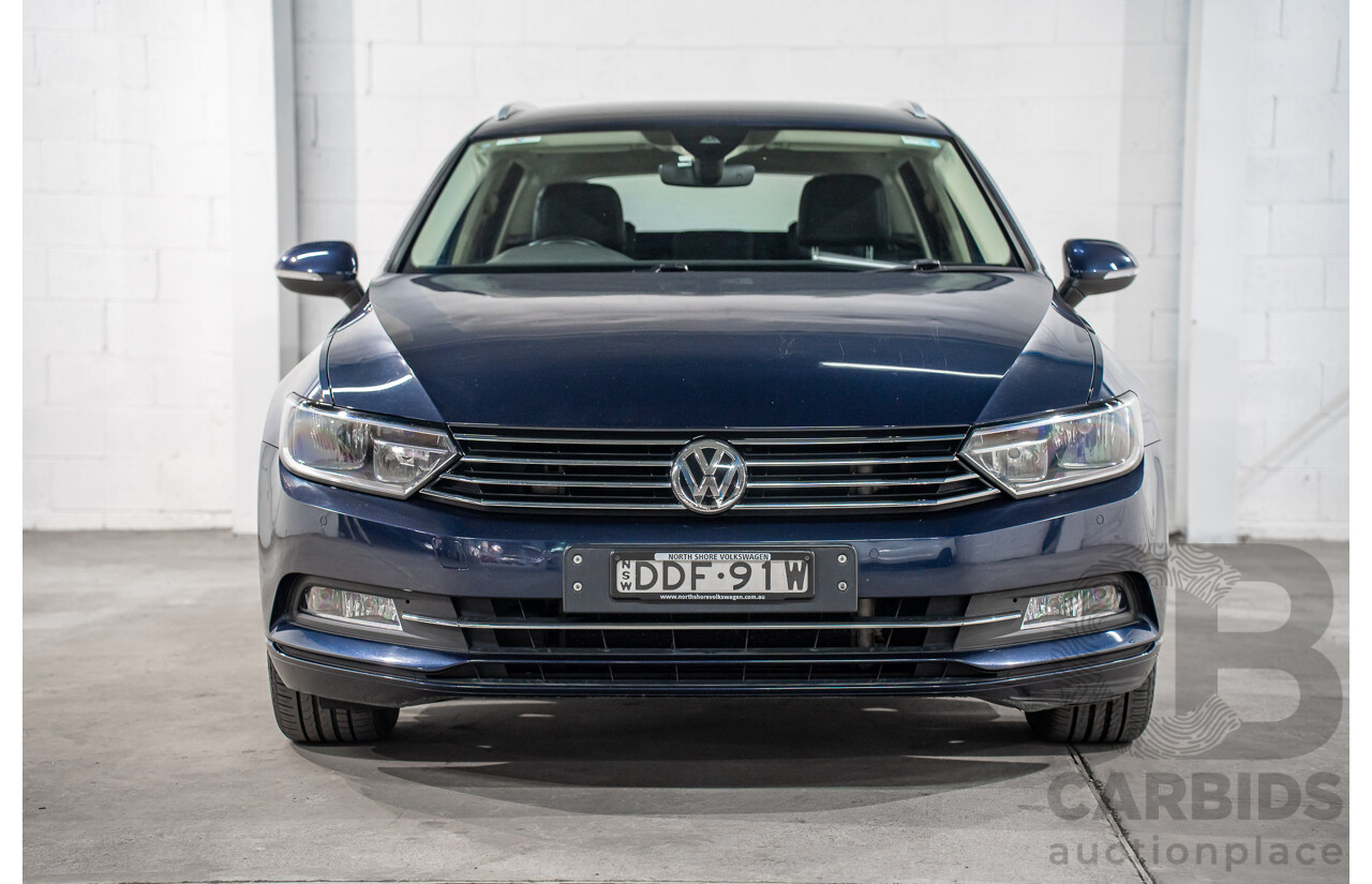 02/2016 Volkswagen Passat 132 TSI Comfortline 3C MY16 4D Wagon Night Blue Metallic Turbo 1.8L