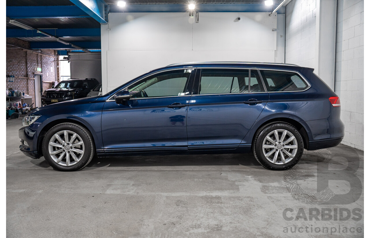 02/2016 Volkswagen Passat 132 TSI Comfortline 3C MY16 4D Wagon Night Blue Metallic Turbo 1.8L