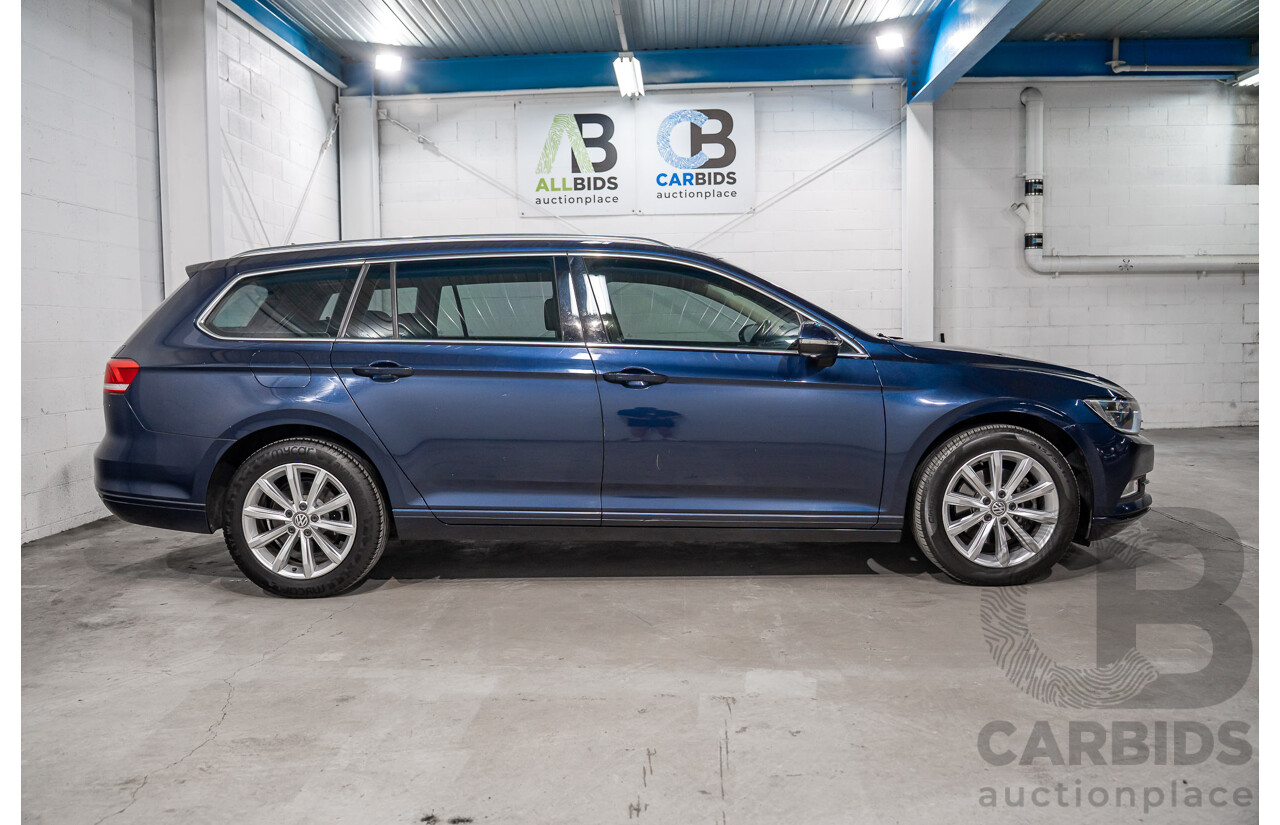 02/2016 Volkswagen Passat 132 TSI Comfortline 3C MY16 4D Wagon Night Blue Metallic Turbo 1.8L