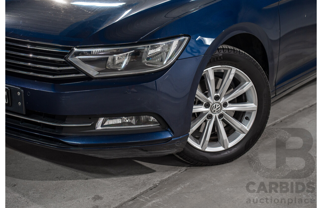 02/2016 Volkswagen Passat 132 TSI Comfortline 3C MY16 4D Wagon Night Blue Metallic Turbo 1.8L