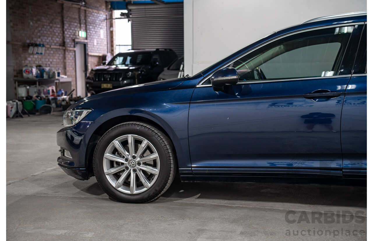 02/2016 Volkswagen Passat 132 TSI Comfortline 3C MY16 4D Wagon Night Blue Metallic Turbo 1.8L