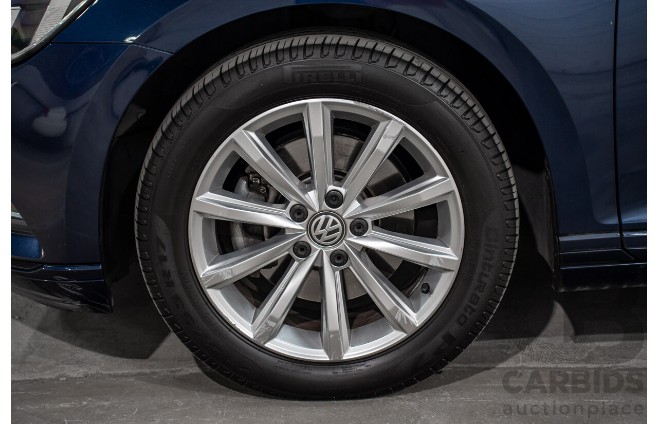 02/2016 Volkswagen Passat 132 TSI Comfortline 3C MY16 4D Wagon Night Blue Metallic Turbo 1.8L