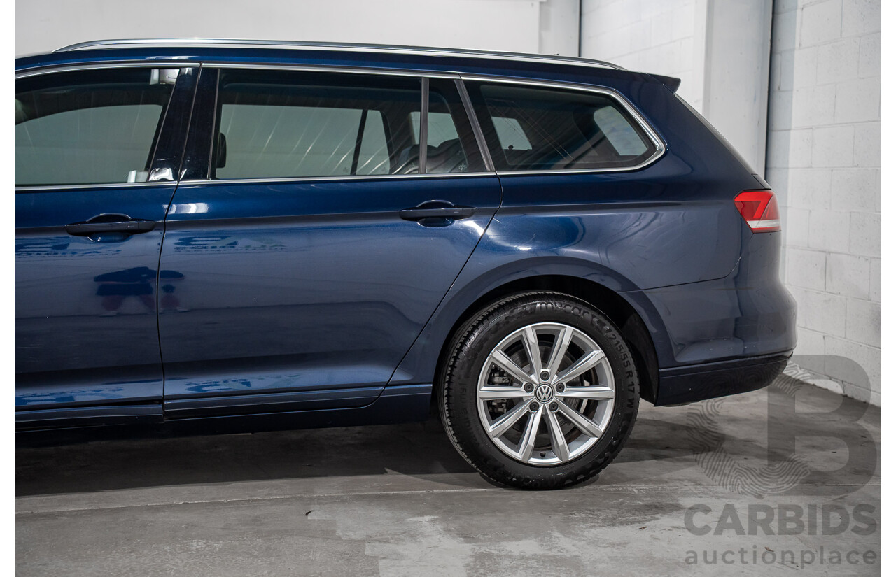02/2016 Volkswagen Passat 132 TSI Comfortline 3C MY16 4D Wagon Night Blue Metallic Turbo 1.8L