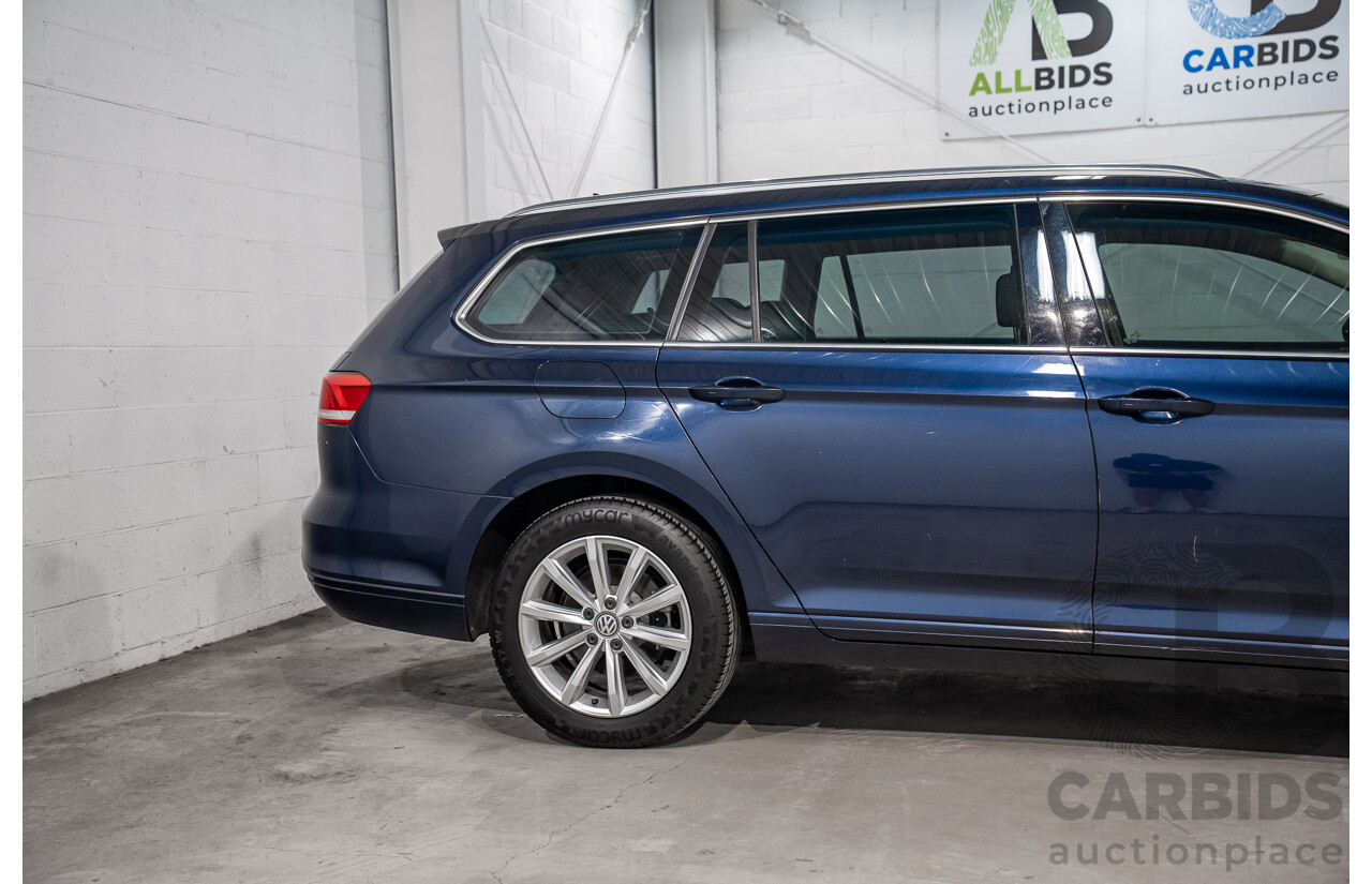 02/2016 Volkswagen Passat 132 TSI Comfortline 3C MY16 4D Wagon Night Blue Metallic Turbo 1.8L
