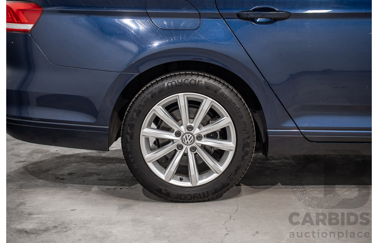 02/2016 Volkswagen Passat 132 TSI Comfortline 3C MY16 4D Wagon Night Blue Metallic Turbo 1.8L