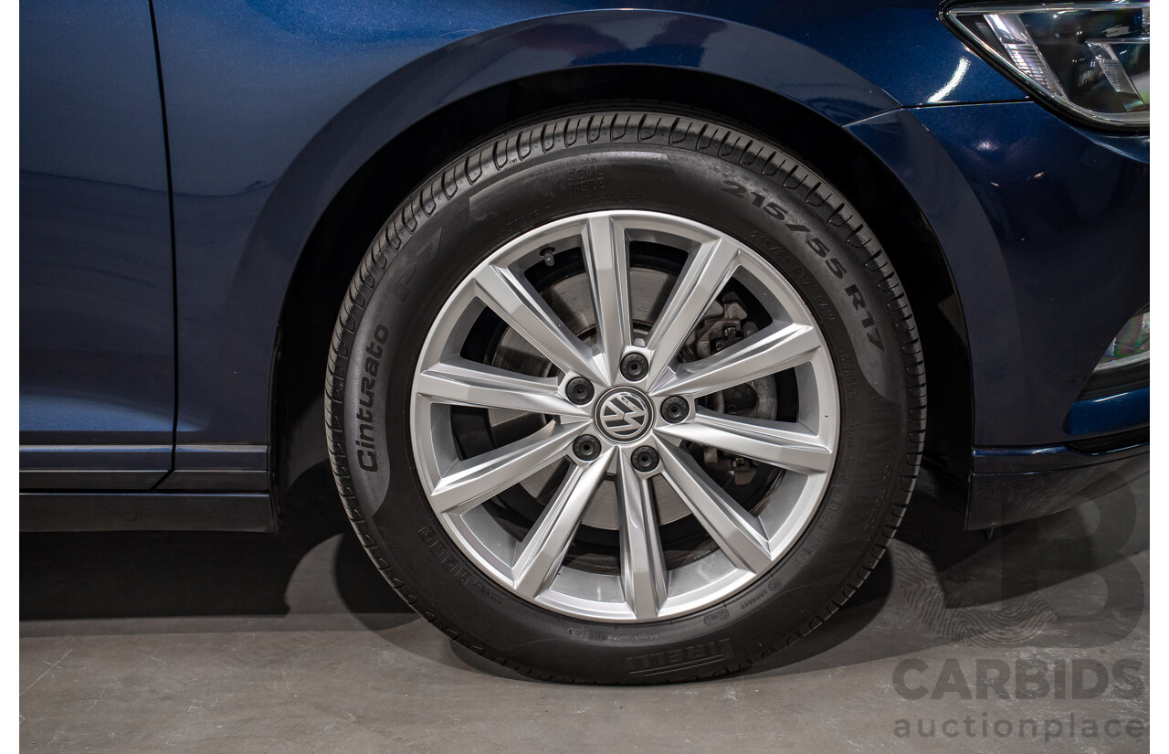 02/2016 Volkswagen Passat 132 TSI Comfortline 3C MY16 4D Wagon Night Blue Metallic Turbo 1.8L