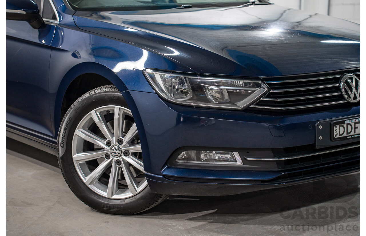 02/2016 Volkswagen Passat 132 TSI Comfortline 3C MY16 4D Wagon Night Blue Metallic Turbo 1.8L