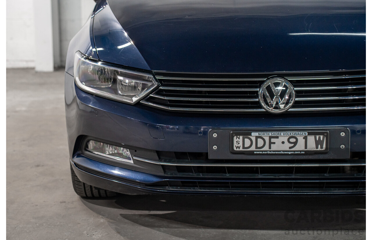 02/2016 Volkswagen Passat 132 TSI Comfortline 3C MY16 4D Wagon Night Blue Metallic Turbo 1.8L