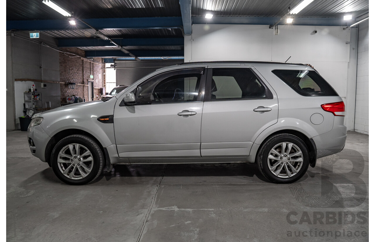 06/2013 Ford Territory TS SZ 4D Wagon Silver Turbo Diesel 2.7L