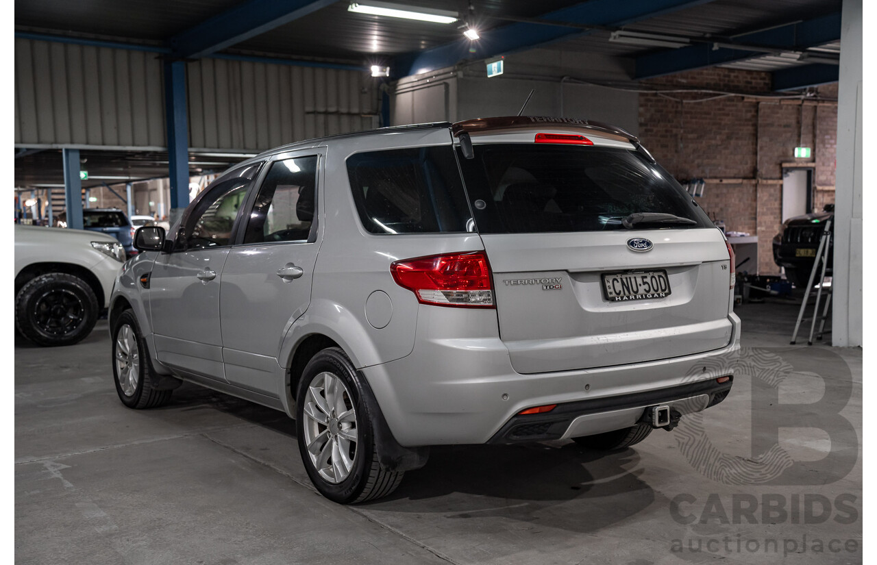 06/2013 Ford Territory TS SZ 4D Wagon Silver Turbo Diesel 2.7L