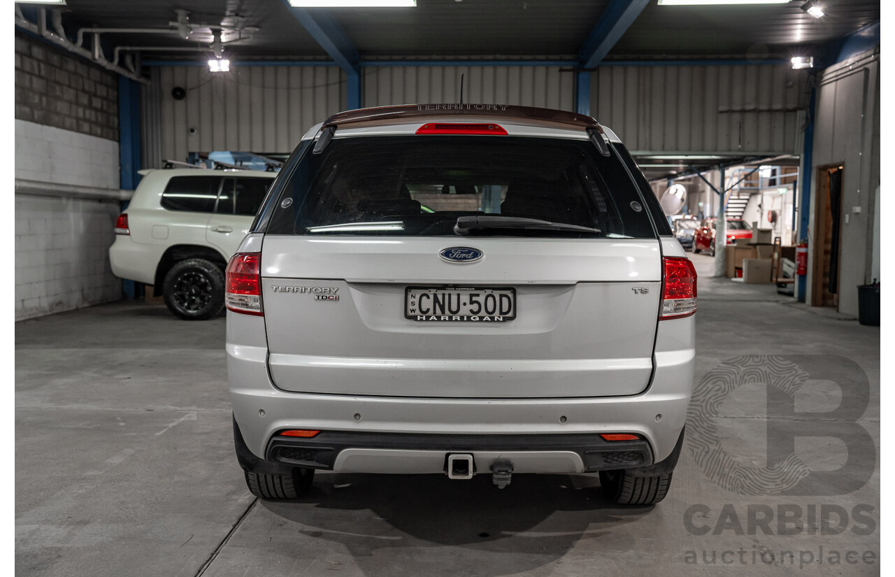 06/2013 Ford Territory TS SZ 4D Wagon Silver Turbo Diesel 2.7L