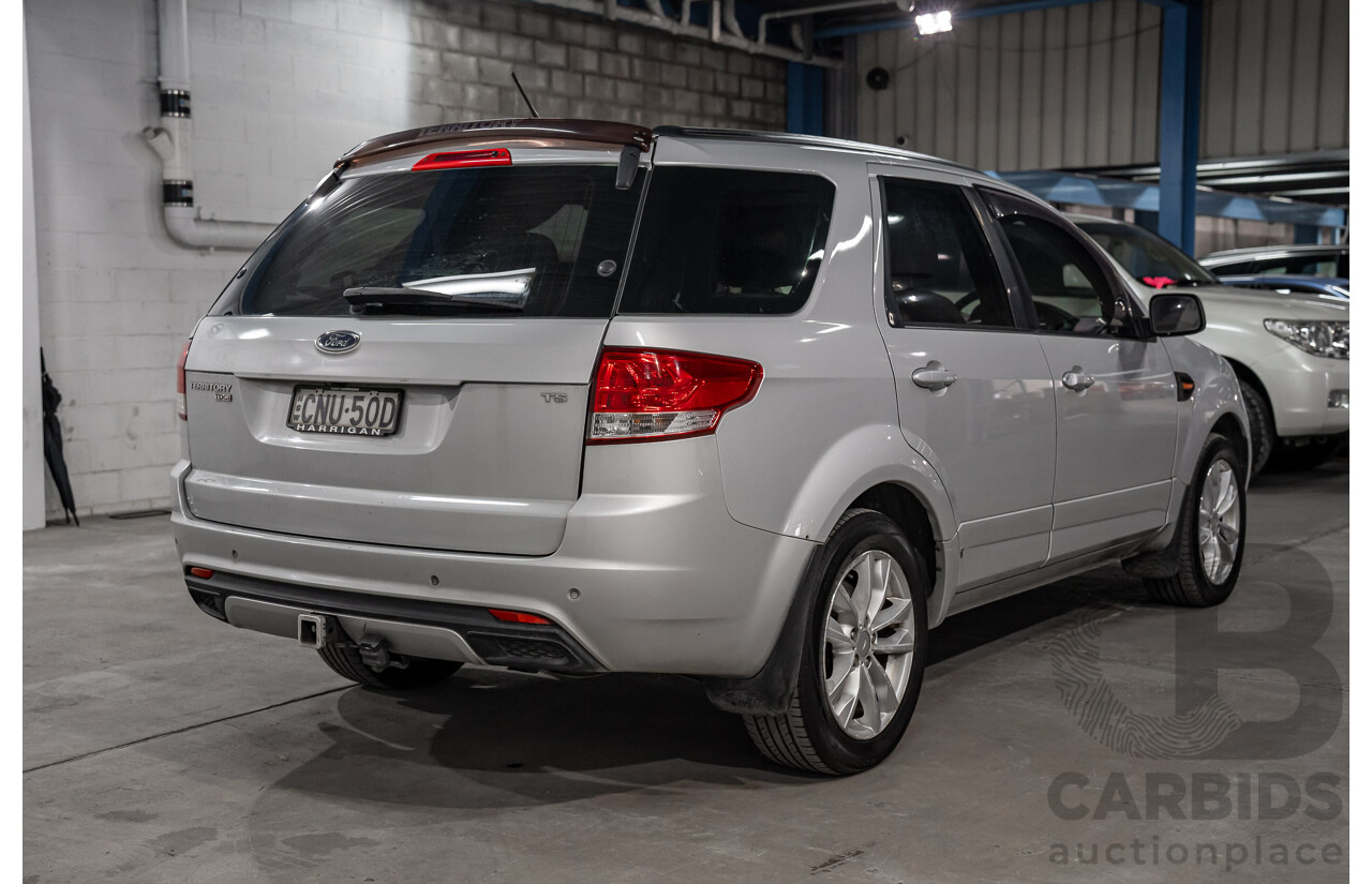 06/2013 Ford Territory TS SZ 4D Wagon Silver Turbo Diesel 2.7L