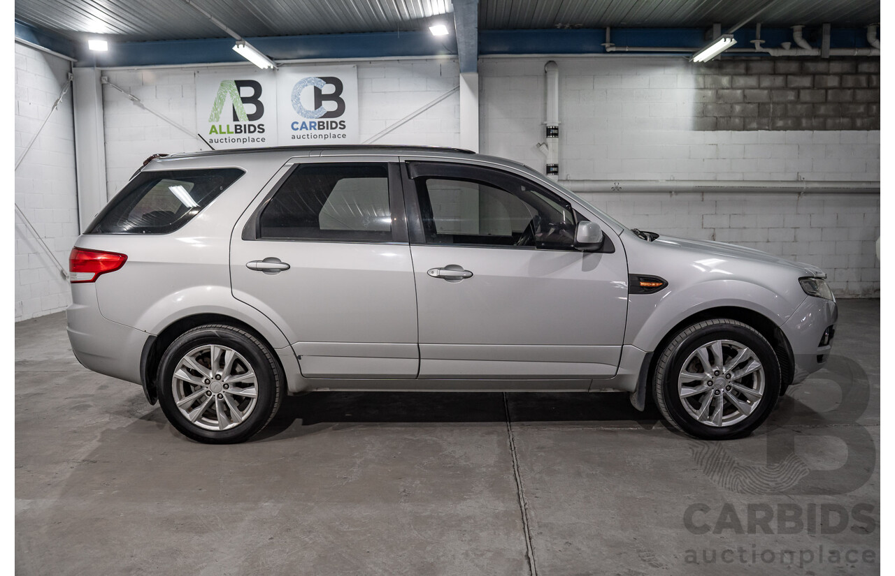 06/2013 Ford Territory TS SZ 4D Wagon Silver Turbo Diesel 2.7L