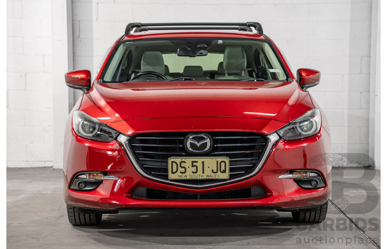 11/2016 Mazda 3 SP25 Astina BM 5d Hatchback Soul Red Crystal Metallic 2.5L