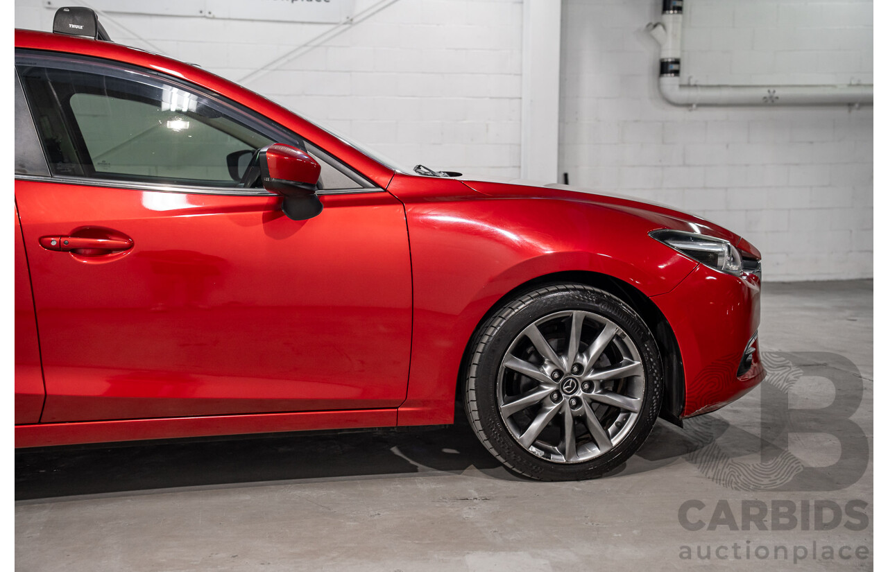 11/2016 Mazda 3 SP25 Astina BM 5d Hatchback Soul Red Crystal Metallic 2.5L