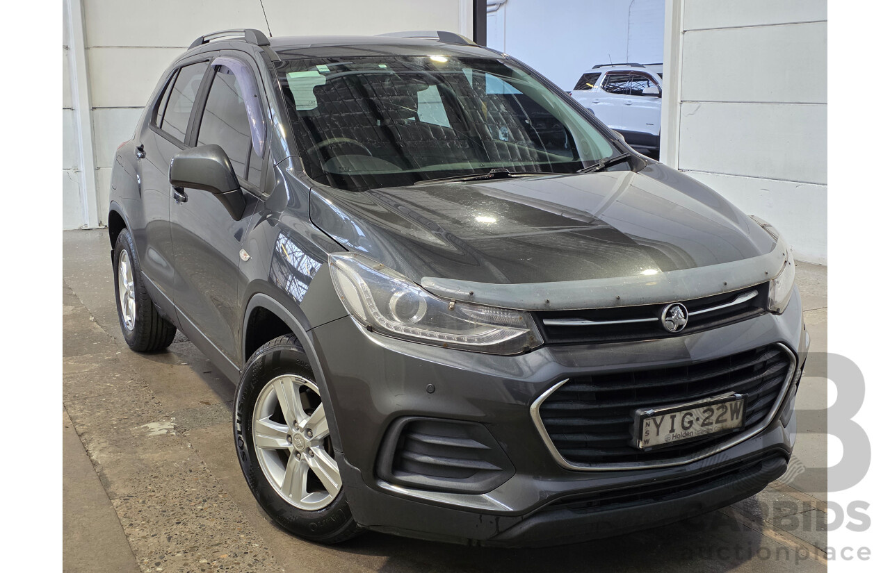 12/2017 Holden Trax LS TJ MY18 4D Wagon Grey 1.4L
