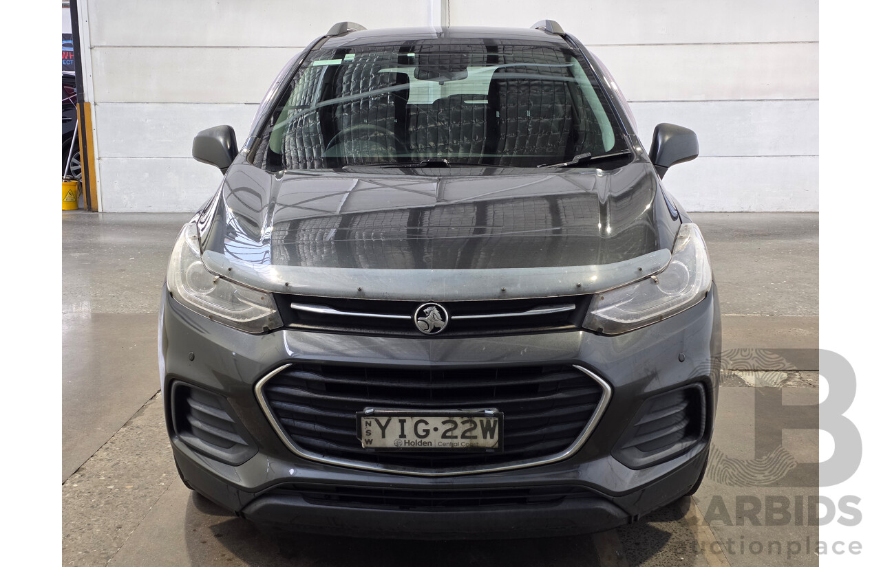 12/2017 Holden Trax LS TJ MY18 4D Wagon Grey 1.4L