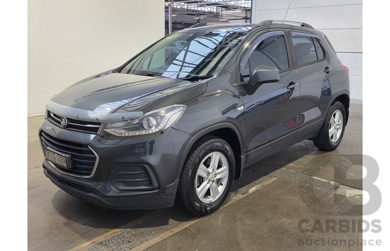 12/2017 Holden Trax LS TJ MY18 4D Wagon Grey 1.4L