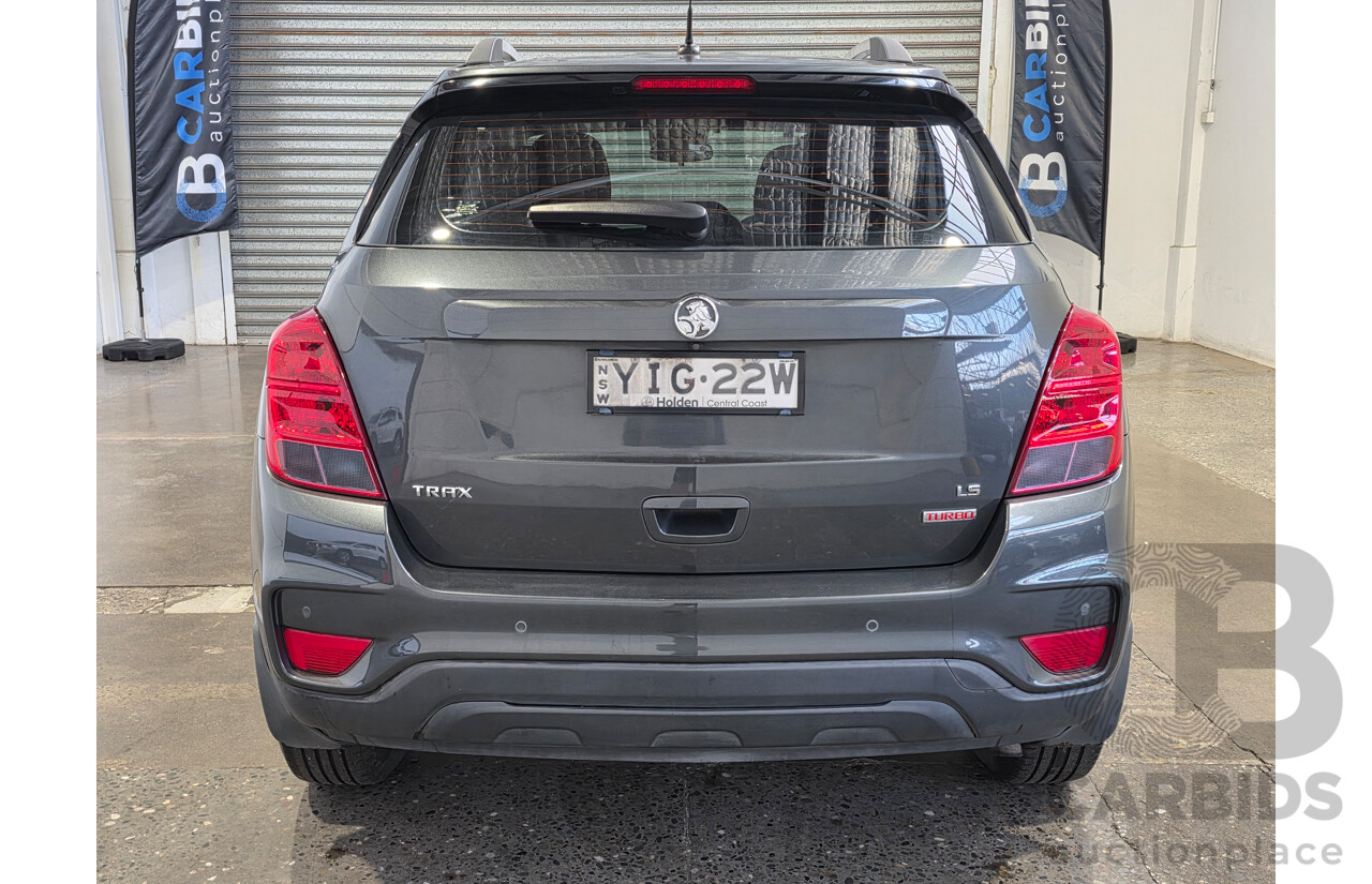 12/2017 Holden Trax LS TJ MY18 4D Wagon Grey 1.4L