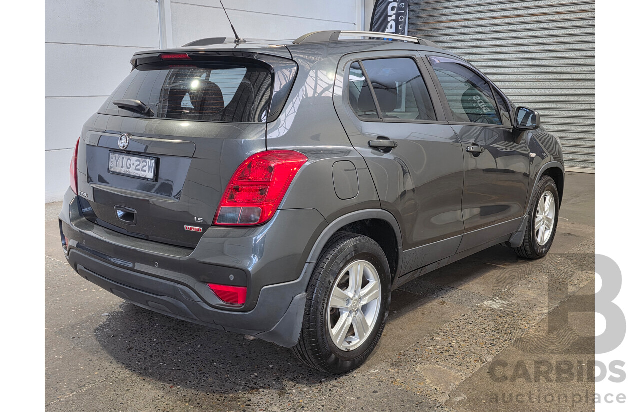 12/2017 Holden Trax LS TJ MY18 4D Wagon Grey 1.4L