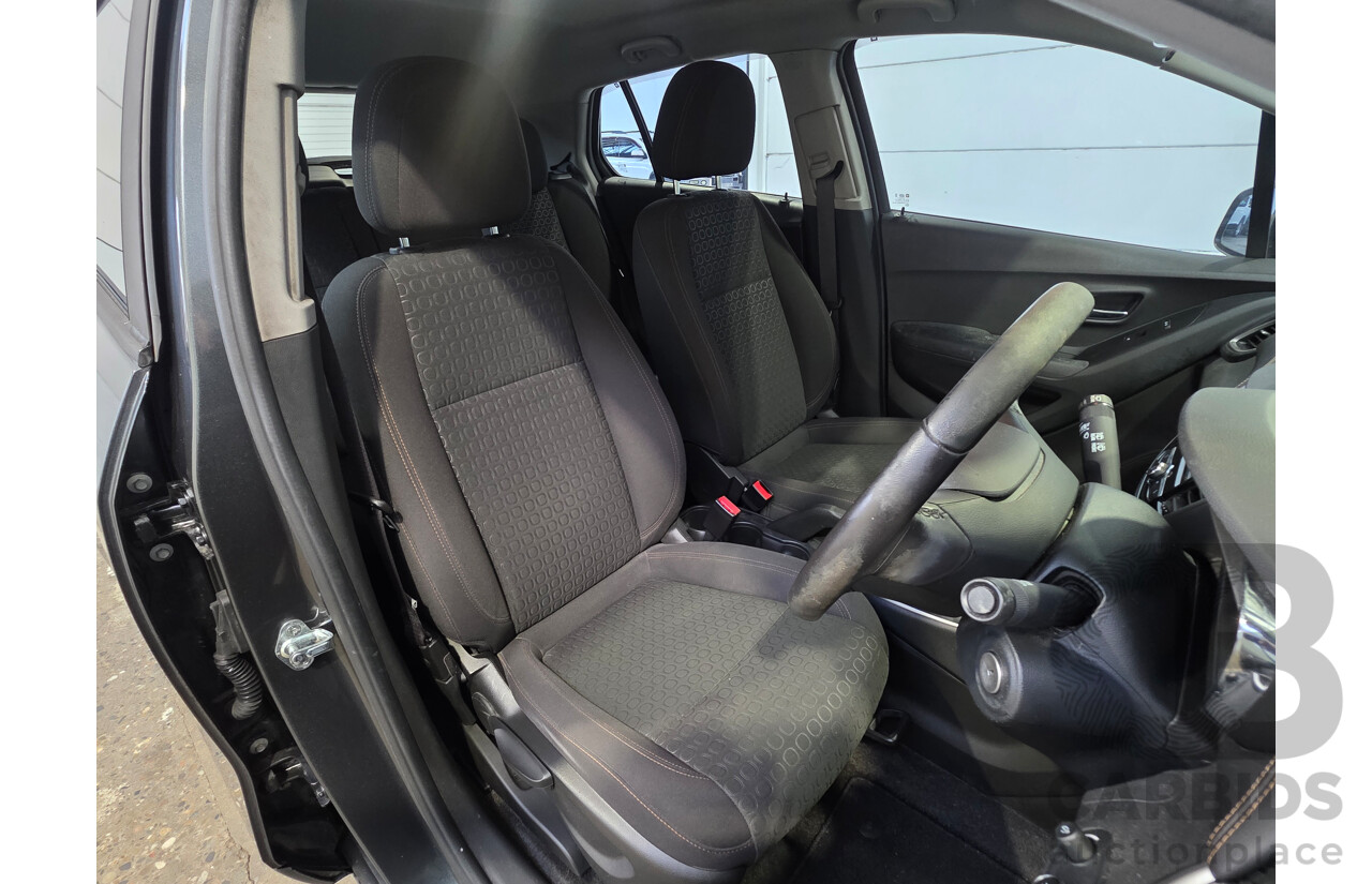 12/2017 Holden Trax LS TJ MY18 4D Wagon Grey 1.4L