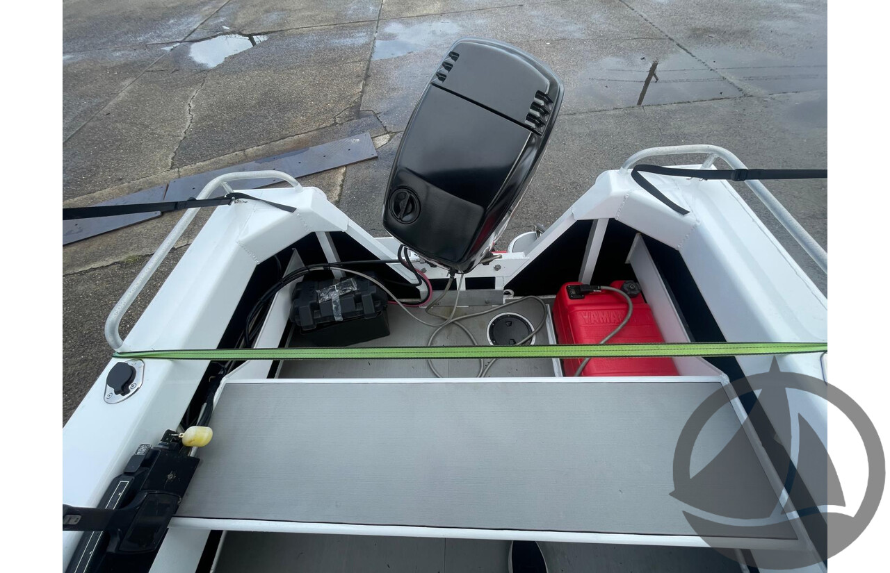 NO RESERVE - 2024 CNC Marine Custom DG Aluminium 4.8m Runabout Boat, 75hp Mercury